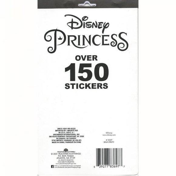 ๐3/$15๐ Disney Princesses Stickers (Over 150 Puffy, Glitter, Foil & Glossy) - Picture 6 of 6